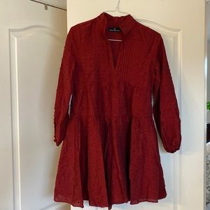 Pomander Place Red Tuckernuck dress
